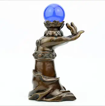 

Pure copper, antique fingered citron, ornament, pearl ornament.