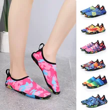 Водонепроницаемая обувь для мужчин и женщин; дышащая спортивная обувь с сеткой; пляжные сандалии; Спортивные Тапочки; обувь для верховой езды; носки для подводного плавания