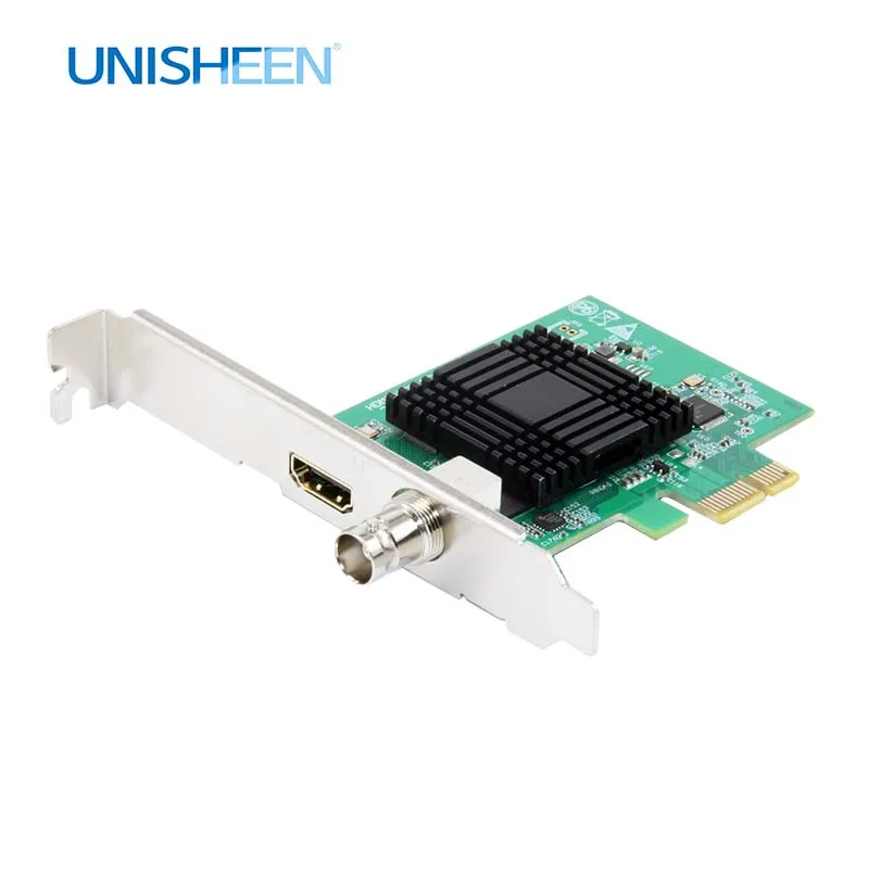 Видеозахват Unisheen Zero Lag PCIe 60FPS Vmix для потоковой трансляции в прямом эфире 1080P Wirecast OBS