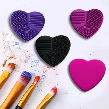 

New Silicone Brush Cleaner Mat Washing Tools for Cosmetic Make up Eyebrow Brushes Cleaning Pad Scrubber Board Makeup Cleaner