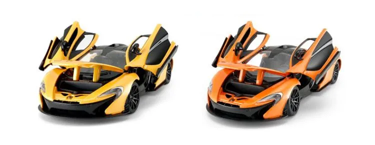 Изысканный 1:24 P1 спортивный автомобиль сплав скользящая модель, моделирование рулевое колесо связь переднее колесо Коллекция Модель