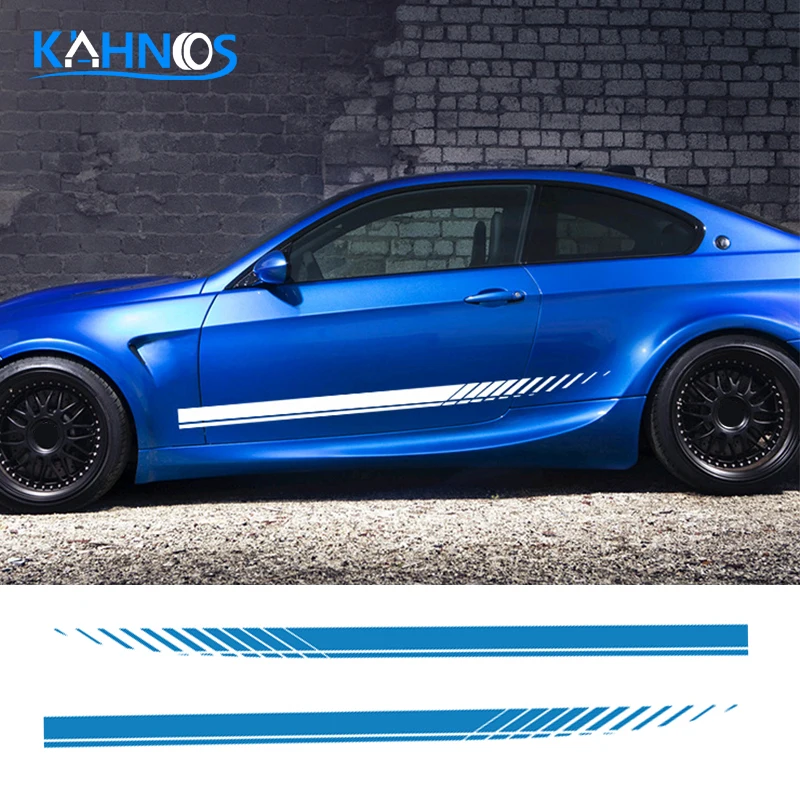 Pegatina De Coche Para Audi, Volkswagen, Vw, Ford, Bmw, Toyota, Honda, Mercedes Benz, Renault, Calcomanía De Rayas Laterales Diy