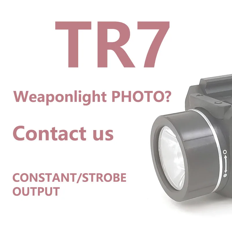 

Tactical Compact Flashlight TLR Light constant /strobe output Fits GLOCK 1 7 Hk USP CZ SIG SAUER SP2022 hunting scope