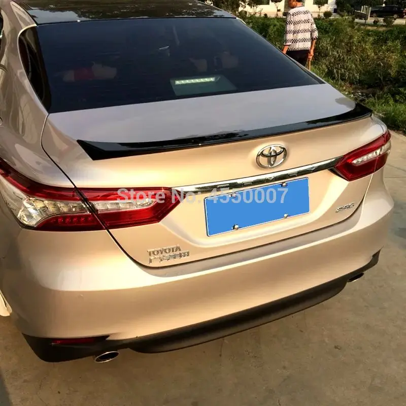 Дизайн для toyota Camry Высокое качество ABS внешний задний спойлер задний багажник загрузки крыло украшение автомобиля стиль