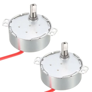 

uxcell Synchronous Motor AC 12V 0.9-1.1/4-5/8-10/10-12/20-24/30-36RMP 50-60Hz 4W Double Flat Shaft CW/CCW permanent magnet