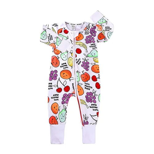 Product 12 Детские комбинезоны с круглым вырезом; детские комбинезоны; Одежда для новорожденных девочек; пижамы на молнии с длинными рукавами; милые костюмы фруктов Jq-465 - Color: Product 12