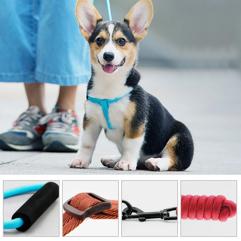 New Pet Dog Collars Traction Rope Supplies Chain Collar Chest Strap Harness Vest Adjustable Buckle Leash | Дом и сад