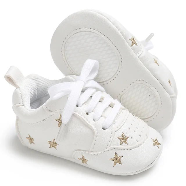 Casual Baby Shoes Infant Baby Girl Crib Shoes Cute Soft Sole Prewalker Sneakers Walking Shoes Toddler First Walker A3-J