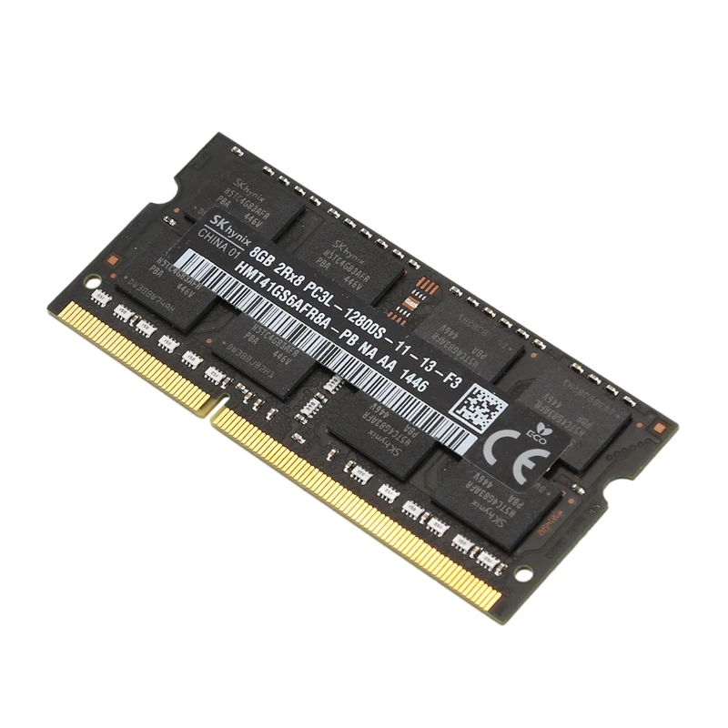 DDR3L 8GB 1600MHz PC3L-12800S ram Memory SODIMM низкое напряжение 1,35 V 204-PIN для ноутбука notebook(черный