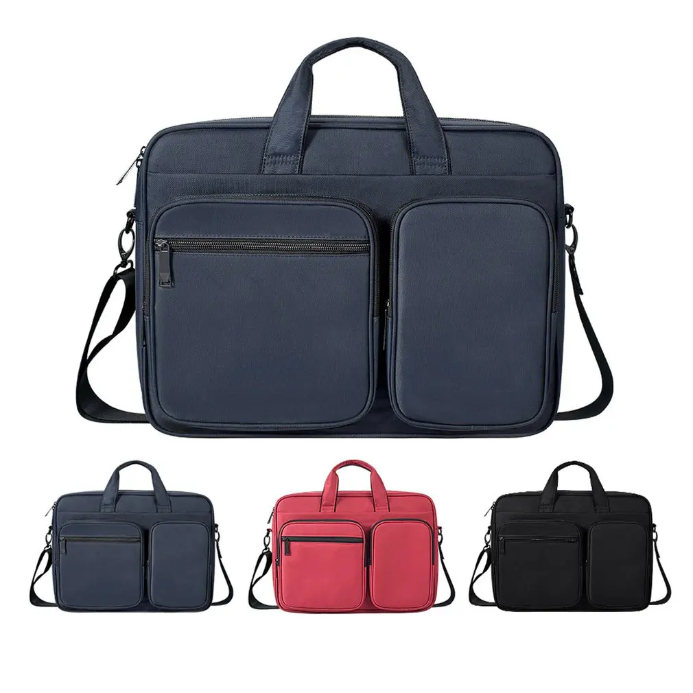 На открытом воздухе путешествия сплошной цвет Бизнес Стиль трендовый чехол для ноутбука сумка для переноски Противоударная сумка подходит для Macbook