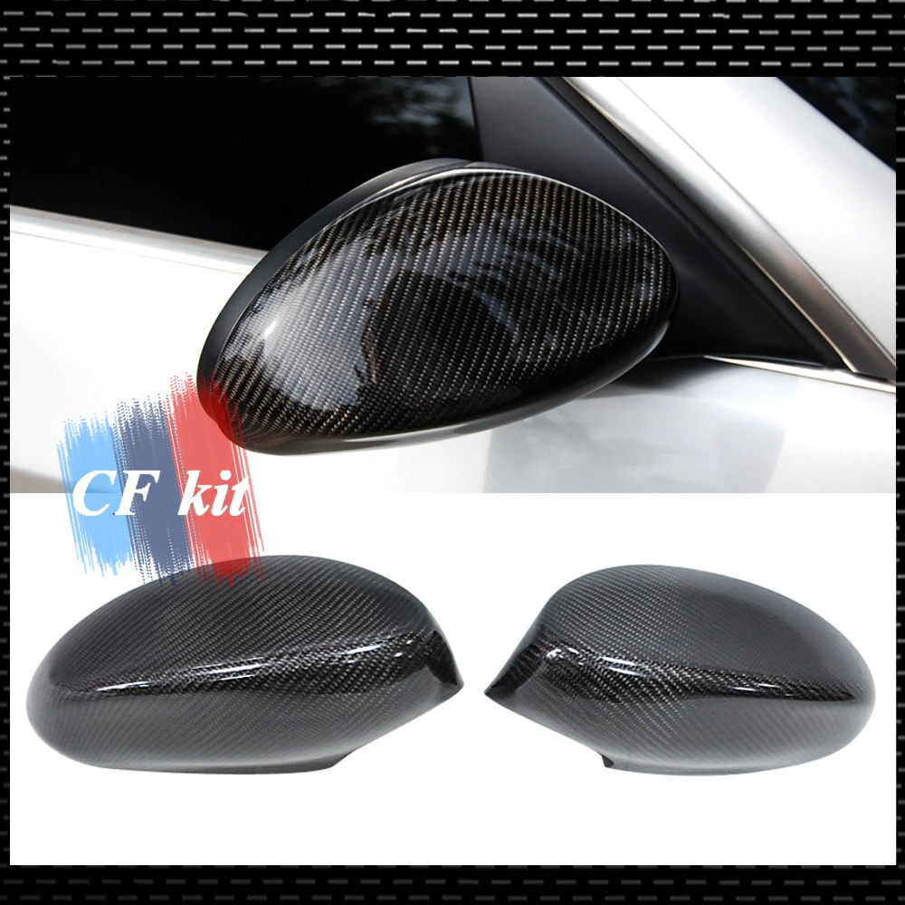

3M Sticking Rear View Mirror Caps Carbon Fiber For BMW E92 E93 2007-2009 Auto Mirror Cover