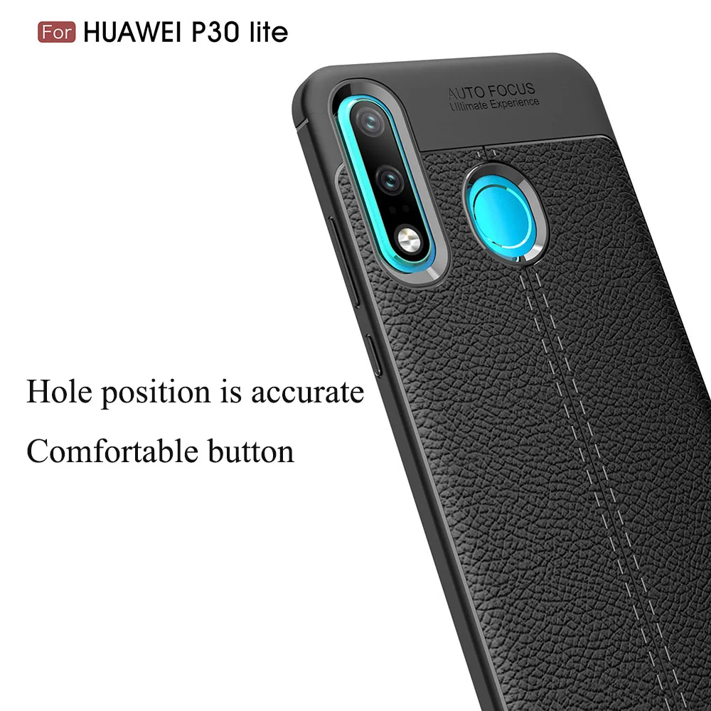 Litchi кожаный чехол для телефона для huawei P30 P20 Lite рro P10 P9 P8 Lite рlus Nova 5i 5 Pro Nova 4 3i 3 мягкий ТПУ чехол для телефона чехол