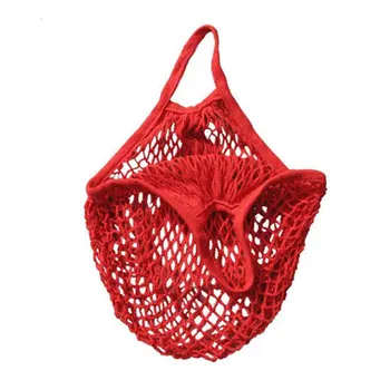 

Large Capacity Mesh Net Turtle Bags String Shopping Bag Compact Size Reusable Women Travel Grocery Storage Handbag