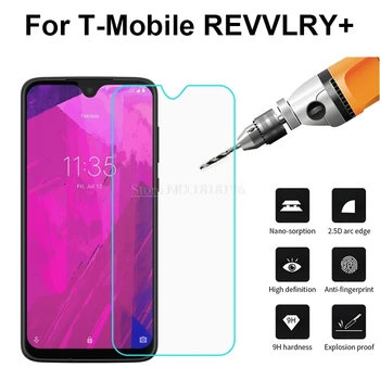 Перейти на Алиэкспресс и купить Закаленное стекло для T-Mobile REVVLRY Plus, Защитная пленка для экрана 9 H, чехол для T-Mobile REVVLRY Plus 6,24