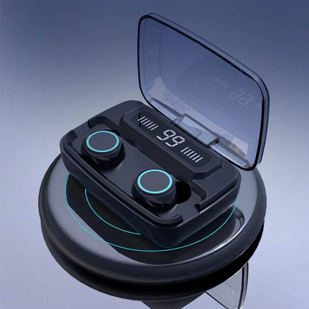 3300mAh LED Bluetooth Wireless Earphones Headphones Earbuds TWS Touch Control Sport Headset Noise Cancel Earphone Headphone