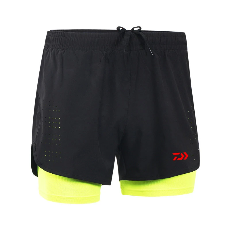 Daiwa шорты для рыбалки на молнии водонепроницаемые дышащие легкие Пляжные штаны Свободные мужские рыбацкие штаны до колена