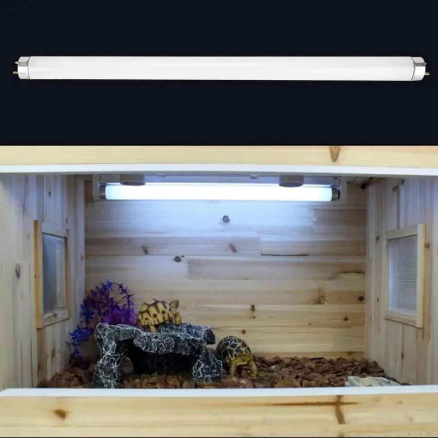 Рептилия лампа для обогрева домашних животных ультрафиолетовых лучей спектров для домашних животных с светильник трубки амфибия ящерица черепаха рептилия лампа теплоты легкого применения светильник Инж