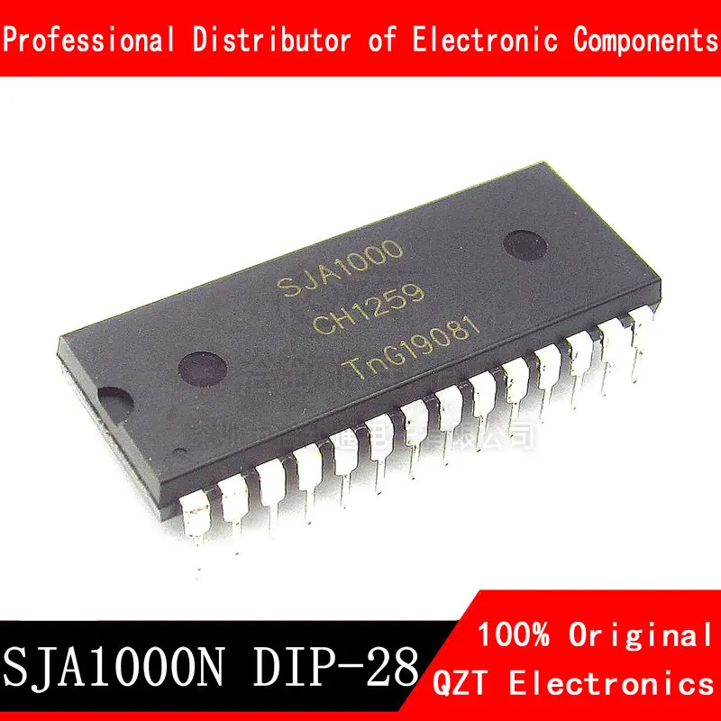 10pcs/lot SJA1000N SJA1000 DIP-28 Stand-alone CAN controller new original In Stock