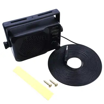 

50pcs NEW MINI EXTERNAL SPEAKER CB RADIO SH2P4 Mobile Police Scanner Ham extension