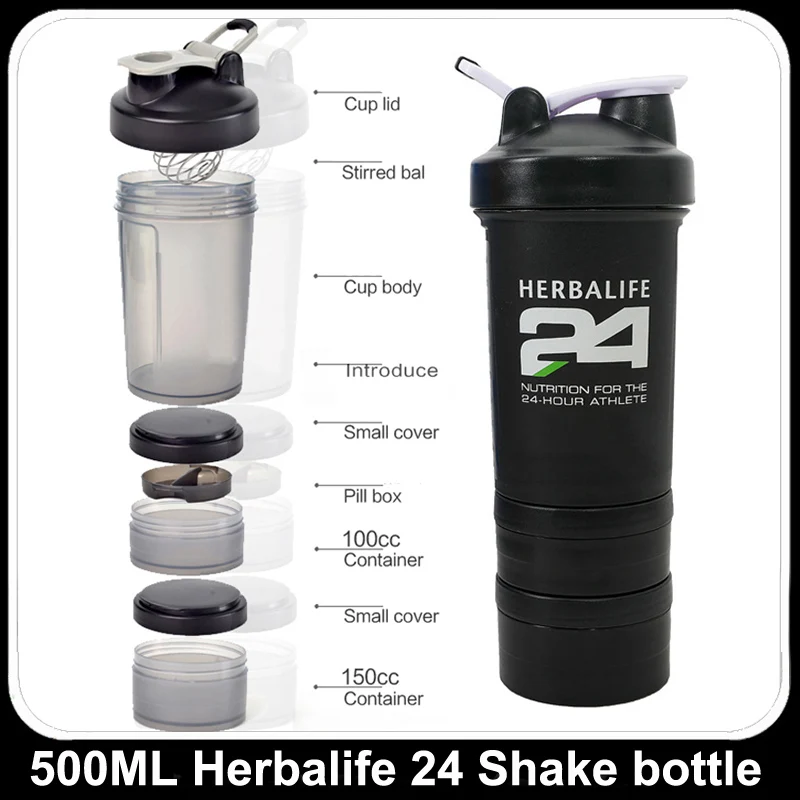 Новое поступление herbalife питательный протеиновый шейкер, бутылка Нетоксичная с широким горлышком, герметичные шейкеры для воды, 27 унций, 800 мл