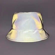 Мужская и женская хип-хоп Светоотражающая шляпа-ведро для спорта на открытом воздухе с высокой видимостью шапки-ведро унисекс Повседневная шапка для рыбалки