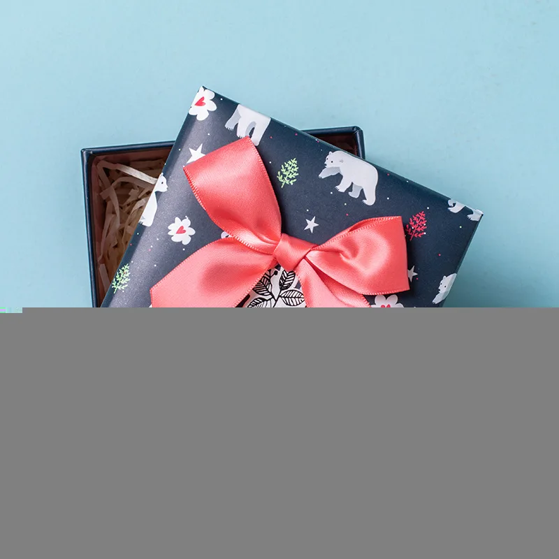 Платье-пачка с бантом упаковка для ювелирных изделий розового, голубого, серого цвета Цвет медведь небольшие подарочные коробки для свадьбы, годовщины, дня рождения Подарочная коробка