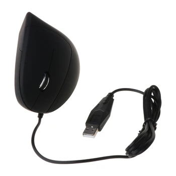 

Left-Handed Mouse Rechargeable Ergonomic Vertical Mice with USB Receiver for PC