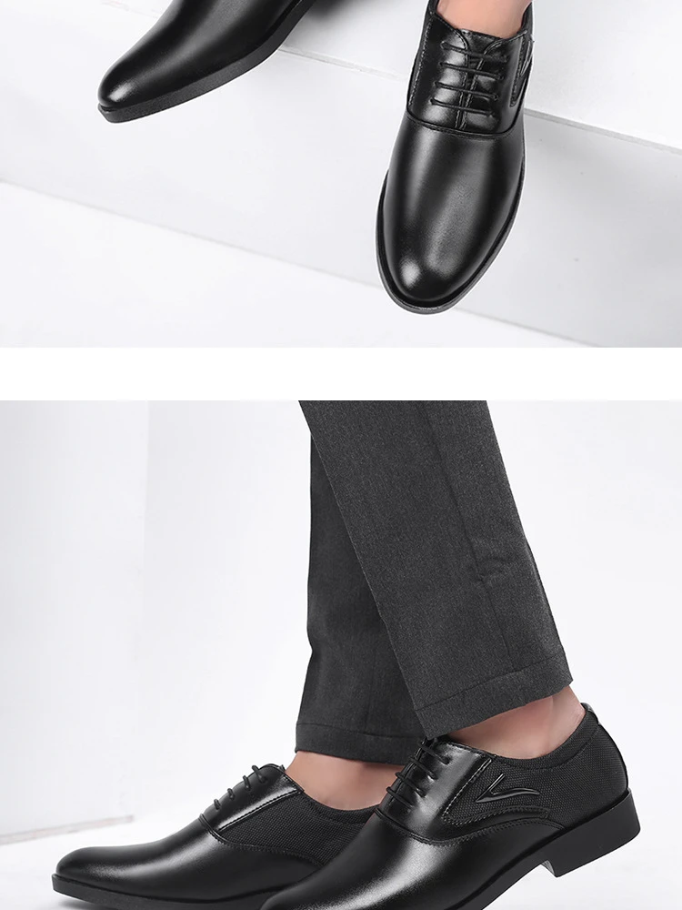 Mazefeng/ г.; Мужская модная обувь в британском стиле; свадебные деловые кожаные модельные шлепанцы с круглым носком; мужские оксфорды