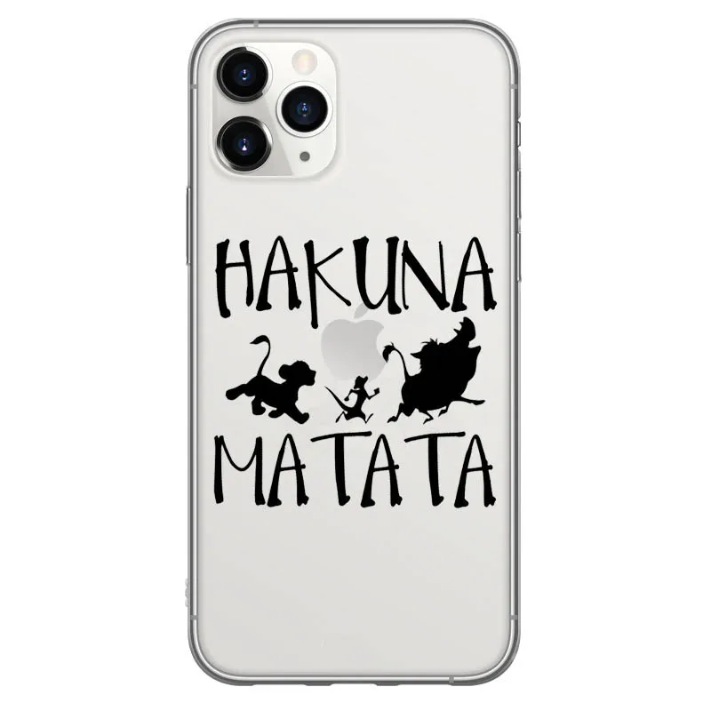 Король Лев Pumba Hakuna Matata nala simba timon чехол для телефона для iphone 11 Pro MAX X XR XS MAX 6 6s 7 8 Plus