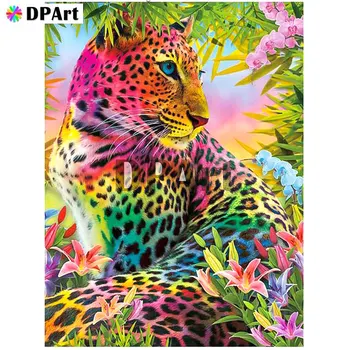 

Diamond Painting 5D Full Square/Round Drill Leopard Daimond Embroidery Painting Cross Stitch Mosaic Picture Wall Deor M1037