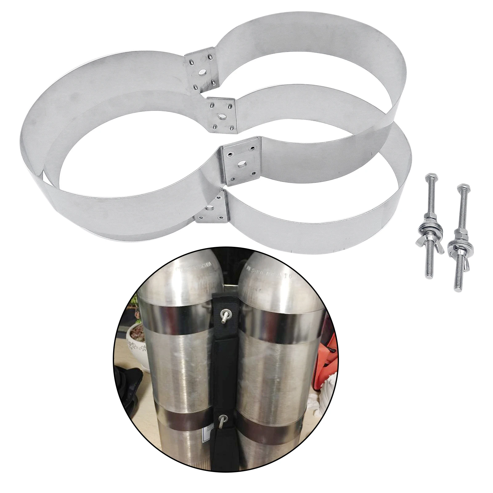 Diving Tank Band Carry Loop Bottle Retainer Compensators Keeper Holder Loops