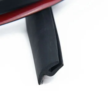 

Front Sealed Strip Panel Moulding Universal Black H-Type Mount Plastic