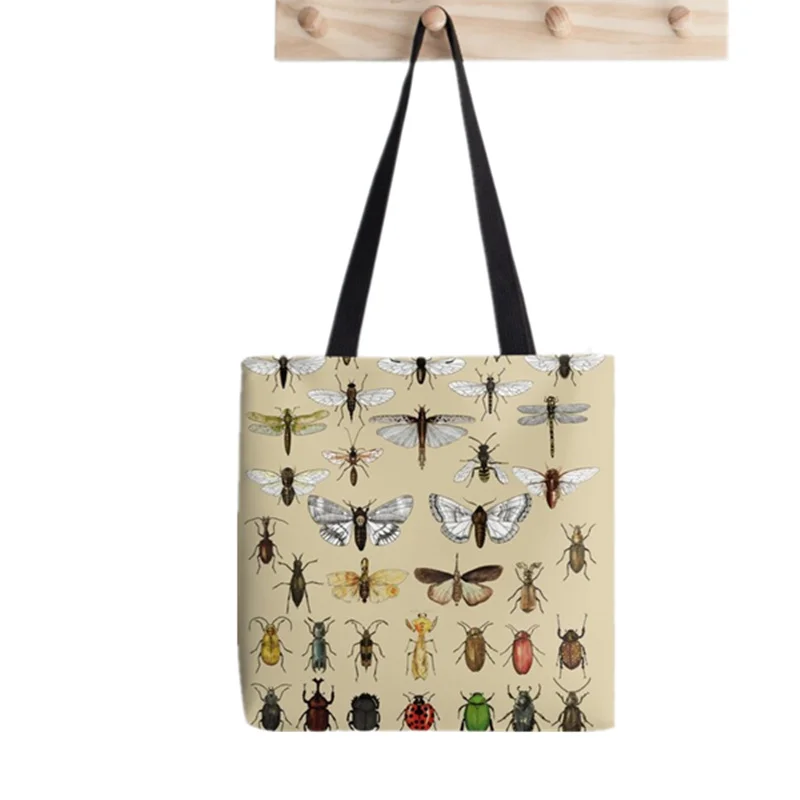 Shopper Dinosaur Skull Fossil Art Printed Tote Bag women Harajuku shopper handbag girl Shoulder shopping bag Lady Canvas Bag