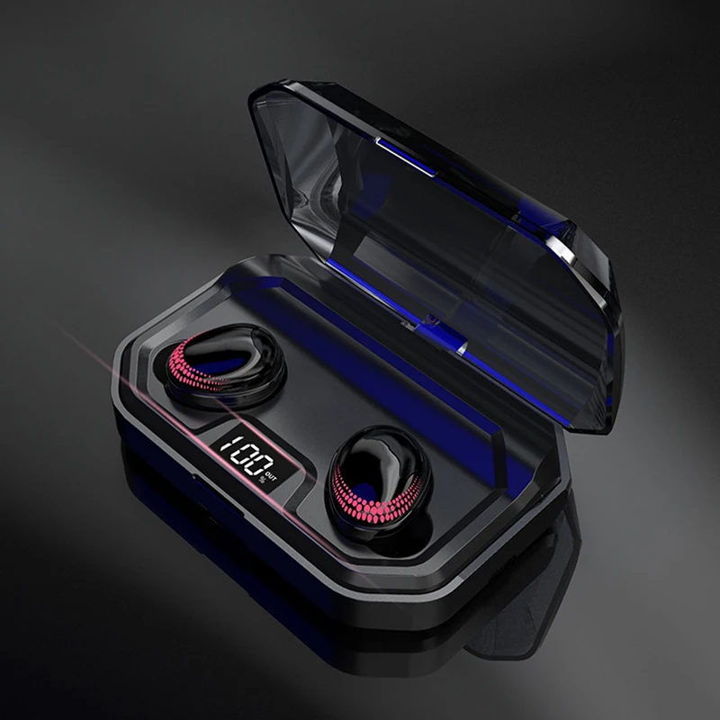 TWS Bluetooth V5.0 HIFI беспроводные наушники 6D стерео спортивные наушники гарнитура с зарядной коробкой микрофон для iPhone Xiaomi