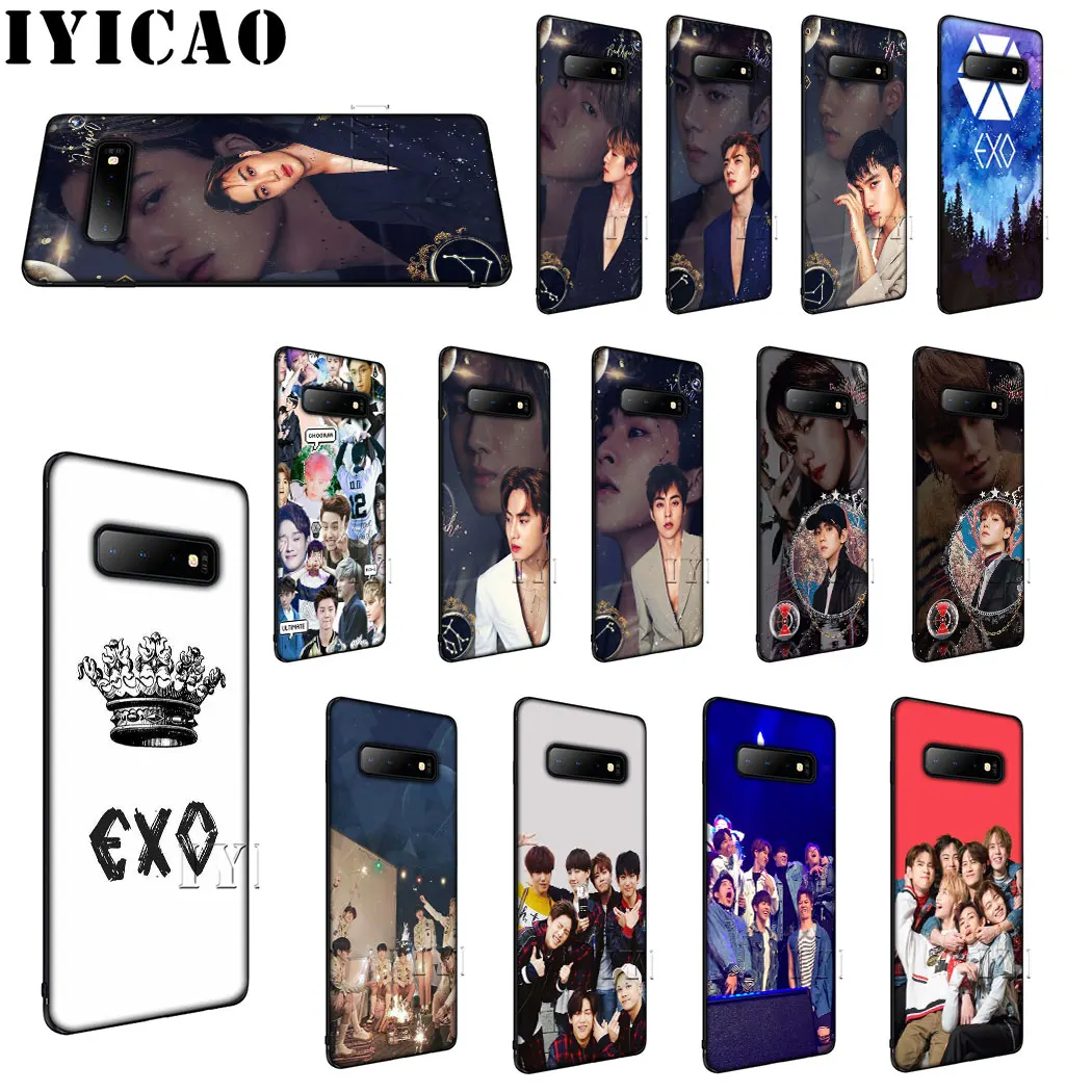IYICAO Exo K Pop Baekhyun Мягкий силиконовый чехол для samsung S6 S7 S8 Edge S9 S10 Plus S10e телефона |