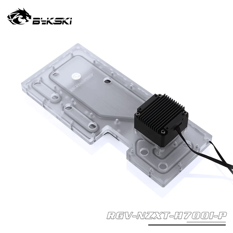 BYKSKI акриловая водная доска для NZXT H700I компьютерный чехол RGB резервуар 3PIN 5