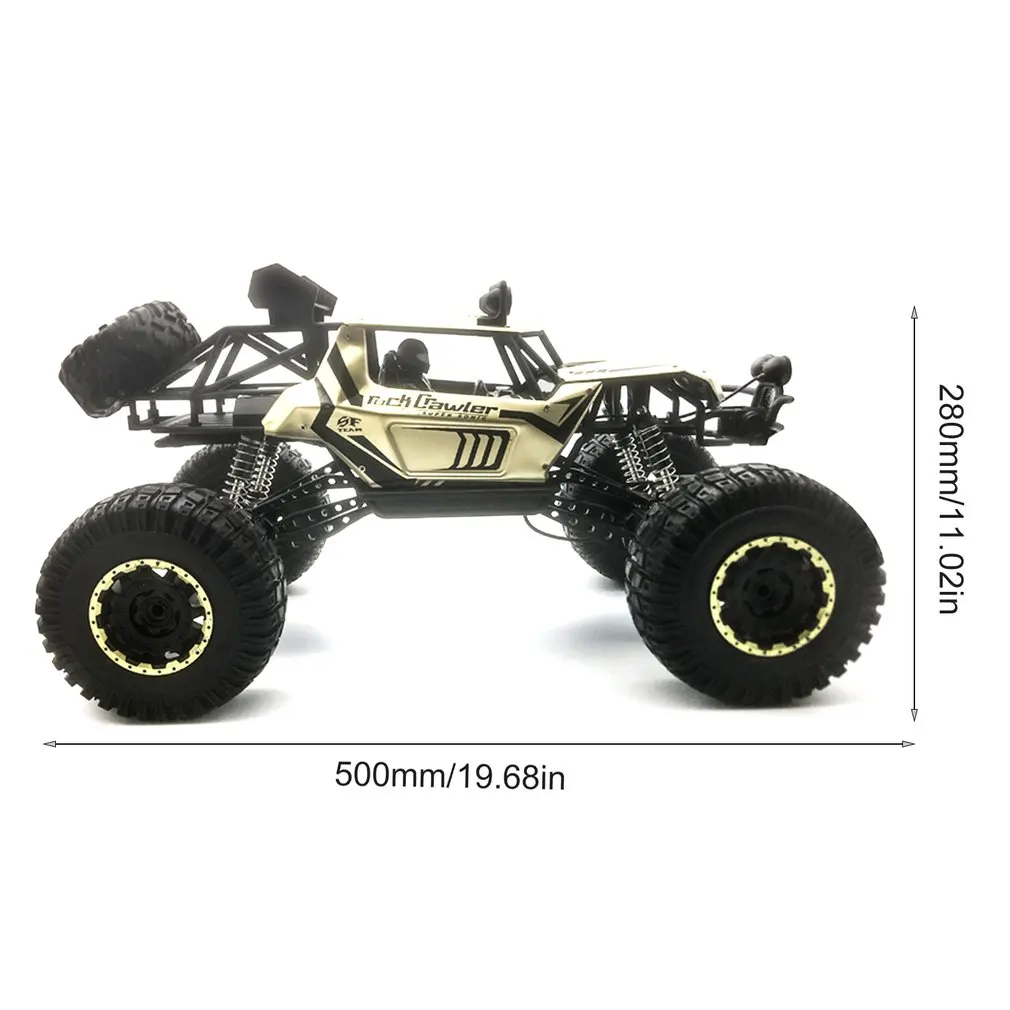 1:8 супер большой сплав тела RC автомобиль 4WD Масштаб 2 4G дистанционное управление