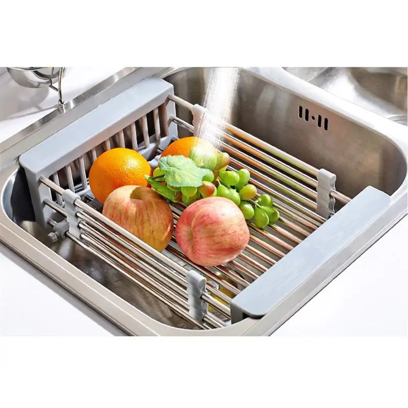 Kitchen Retractable Sink Drain Basket Plastic Dish Rack Sink Filter Water Basket Kitchen Sink Accessories Kitchen Drain Basket Kitchen Retractable Sink Drain Basket Plastic Dish Rack Sink Filter Water Basket Kitchen Sink Accessories Kitchen Drain Basket