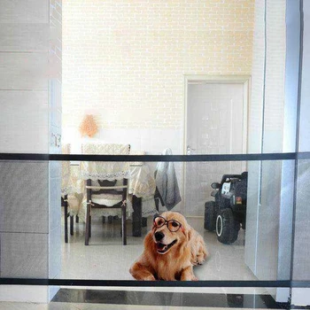 

Ingenious Safe Dog gate Pet fence Dog fence Gate Mesh Dog Fence For Indoor and Outdoor Safety Enclosure baby gate Pet supplies