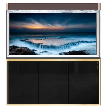 

[JR-0047] Fish Tank Background HD Natural Series Aquarium Sticker Mural Decoration Painting Pattern Size Can Be Customized