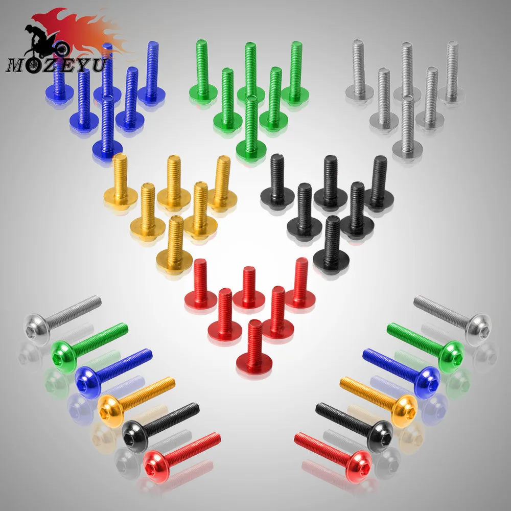 

Motorcycle Fairing Screws Fastener Kit Body Fastener Clip Screws Nuts Set for Honda CrossRunner 800 Crosstourer 1200 GL1500 1800