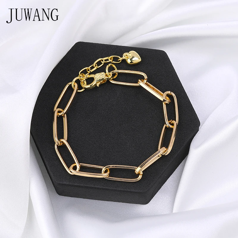 JUWANG 2020 New Simplicity Chain Bracelets For Women Men Handmade DIY O-link Link Bracelet