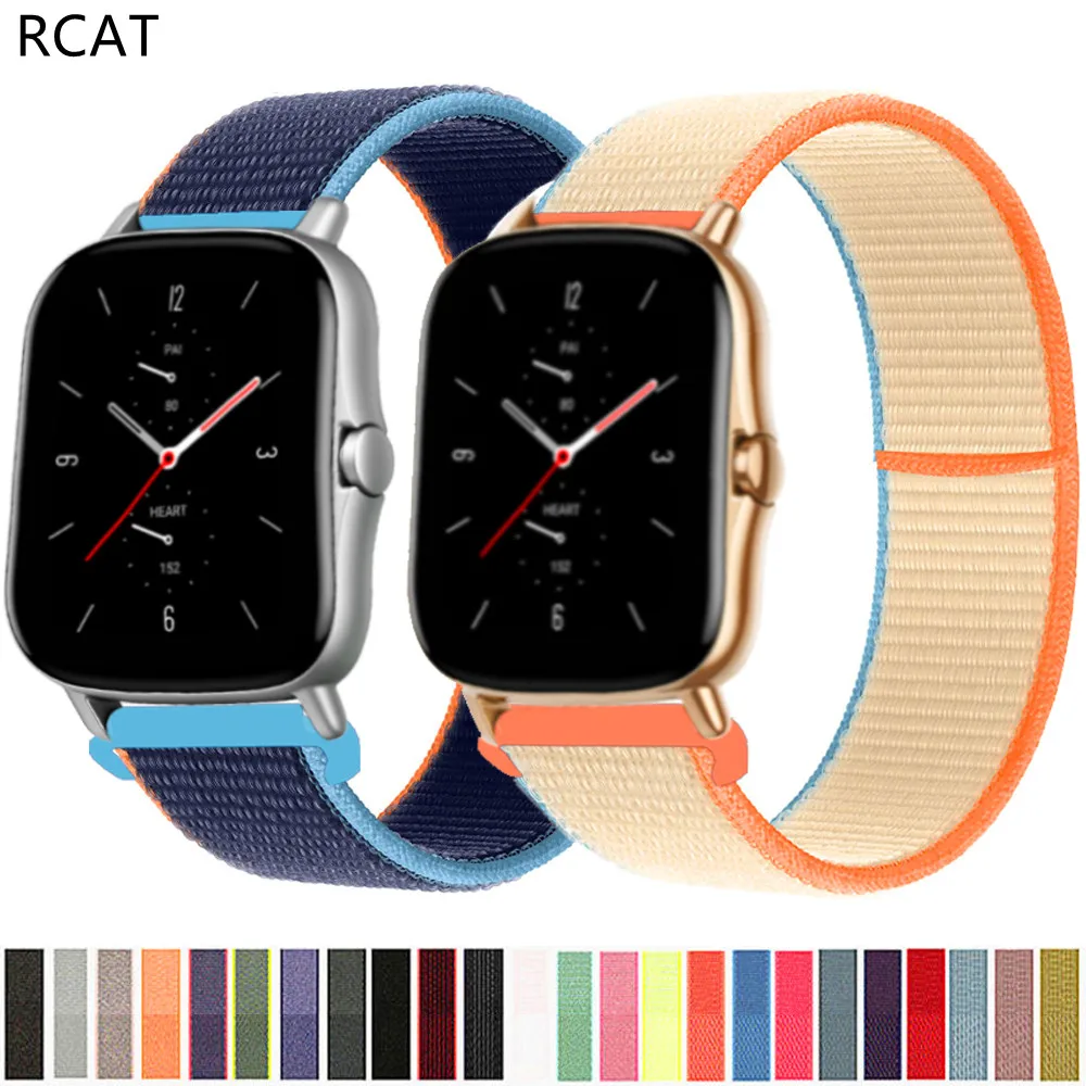 

Ремешок нейлоновый для Amazfit GTS/2/2e/GTS2 Mini/GTR 42 мм/47 мм/GTR2/2e/stratos 2/3