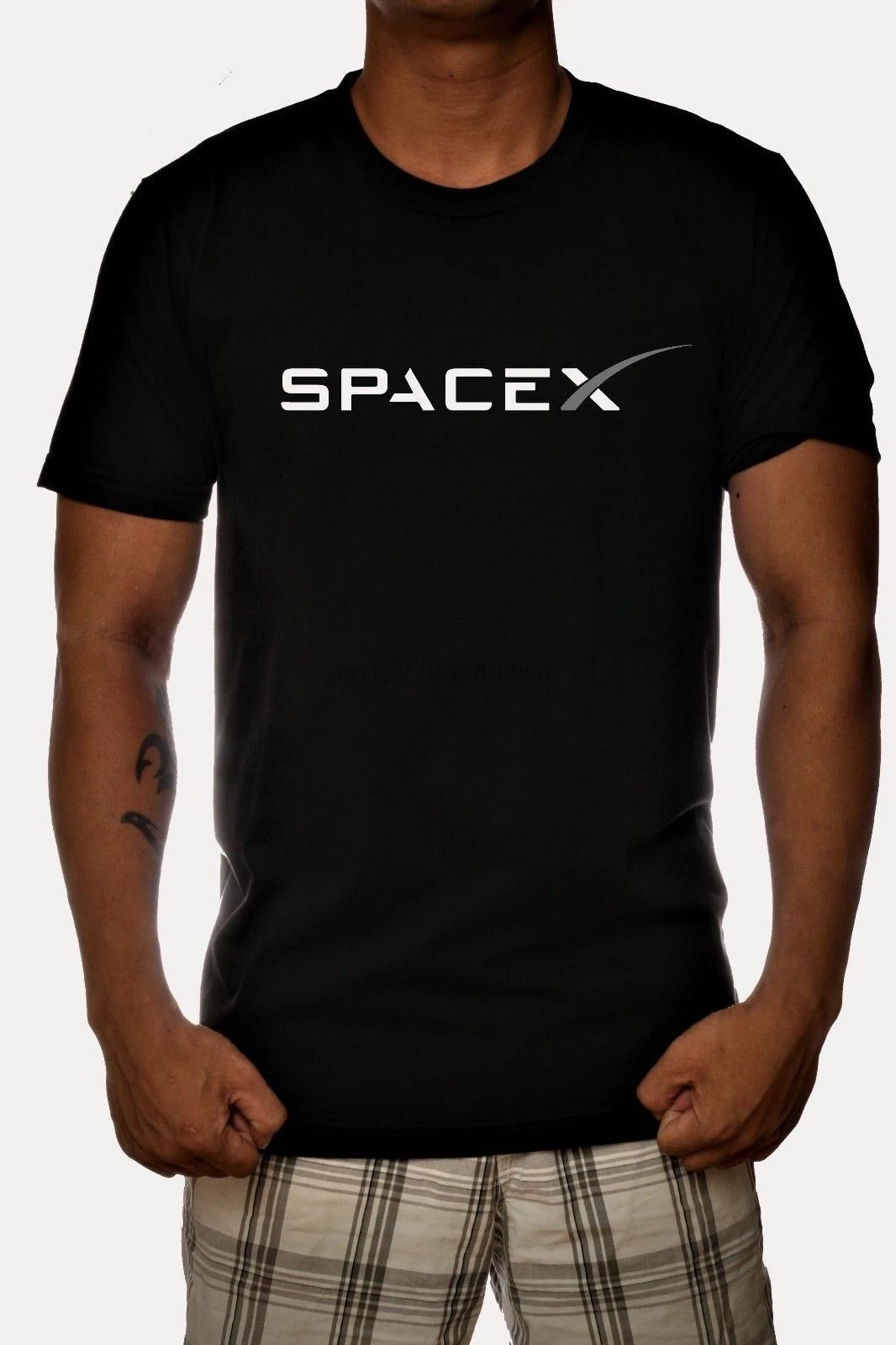 Новинка футболка SPACEX SPACE X с логотипом ELON дизайн размер от S до 5XL | Мужская одежда