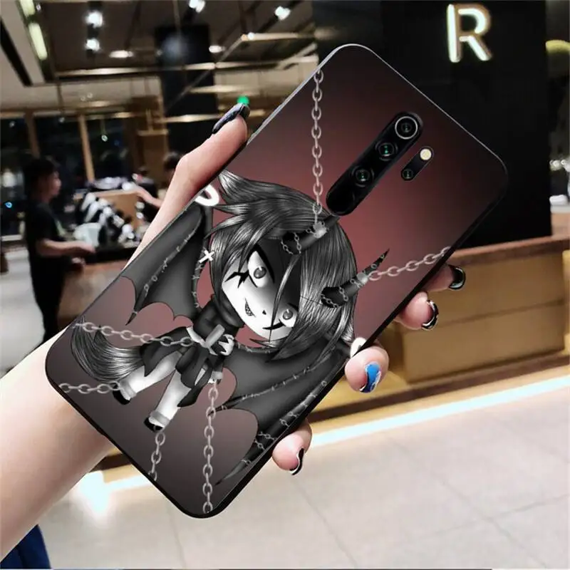 xiaomi leather case color HPCHCJHM Social game Gacha Life DIY Printing Phone Case cover Shell for Redmi Note 8 8A 8T 7 6 6A 5 5A 4 4X 4A Go Pro cases for xiaomi blue