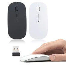 1600 dpi USB оптическая беспроводная компьютерная мышь 2,4G приемник супер тонкая мышь беспроводная мышь для ноутбука ПК игровая мышь