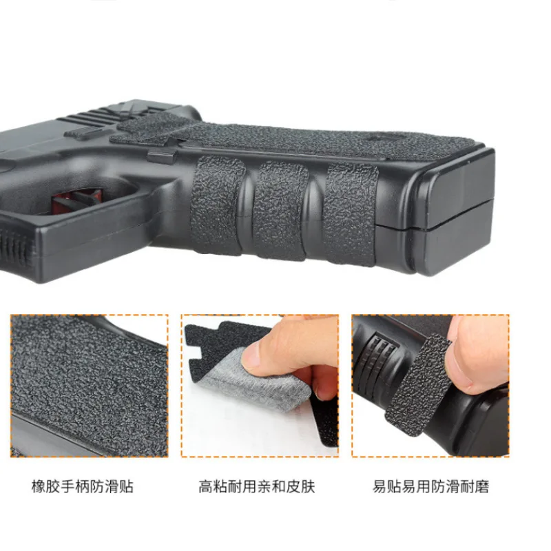 airsoft M4 tactical M4 gun AR 15 accessories rubber Grips Material Grip Wrap Tape Glove for Glock pistol for hunting (15)