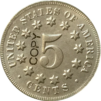

USA 1866-1883 SHIELD Nickel COPY COINS