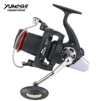 

New spinning wheels fishing reel metal CNCrocker peche EVA grip pesca 13BB+1 olta distant wheel fish carp spinning fishing reels