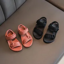 1-12Y Baby Sandals Kids Girl Rubber Flat Sandals Pink Princess Casual PU Leather Fashion Beach Slippers Children's Shoes 1-12Y Baby Sandals Kids Girl Rubber Flat Sandals Pink Princess Casual PU Leather Fashion Beach Slippers Children's Shoes